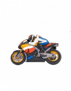 Pendrive Moto GP naranja