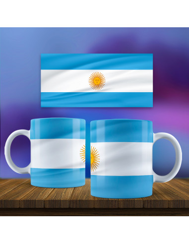 Taza bandera Argentina